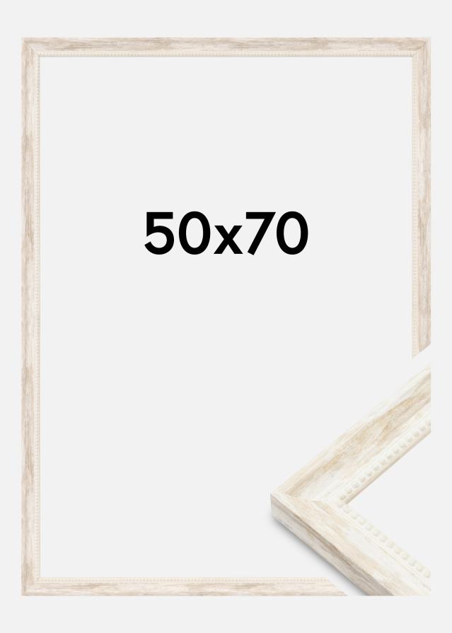 Ramme Soledad Akrylglass Hvit 50x70 cm
