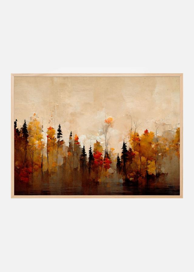 A Forest In Autumn Plakat