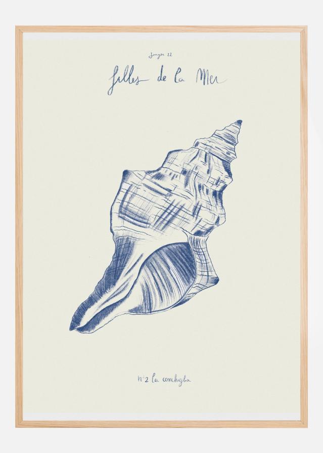 Filles de la mer n.2 - La conchiglia Plakat