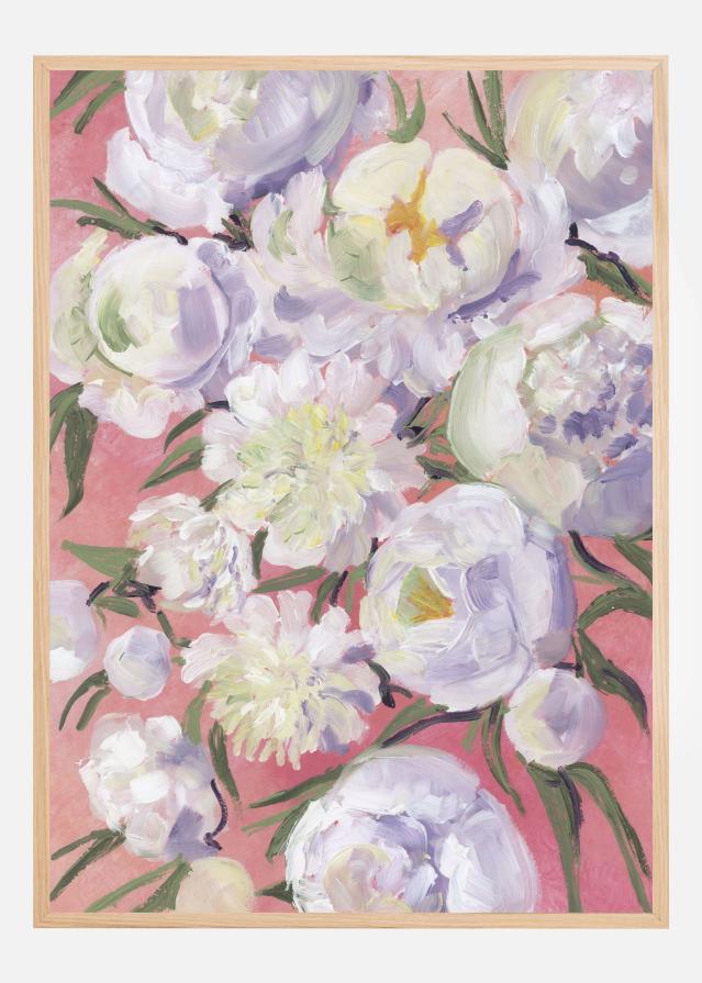 Kinsly painterly bouquet Plakat