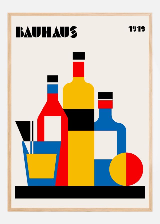 Bauhaus Wine Print Plakat