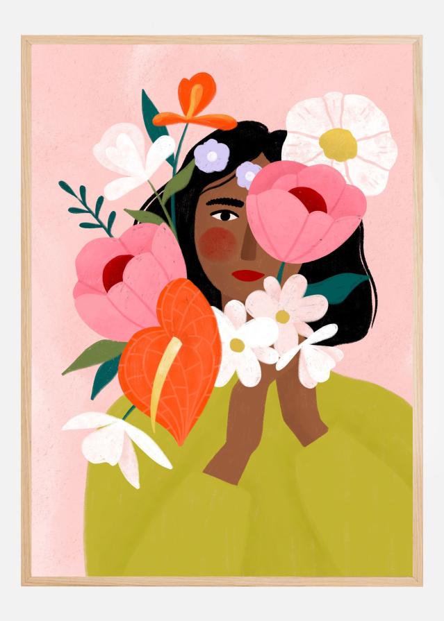 Flower Lady Plakat