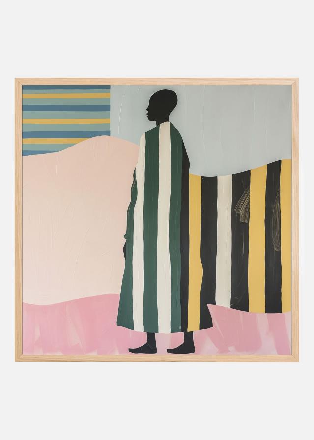 Man In Stripes Plakat