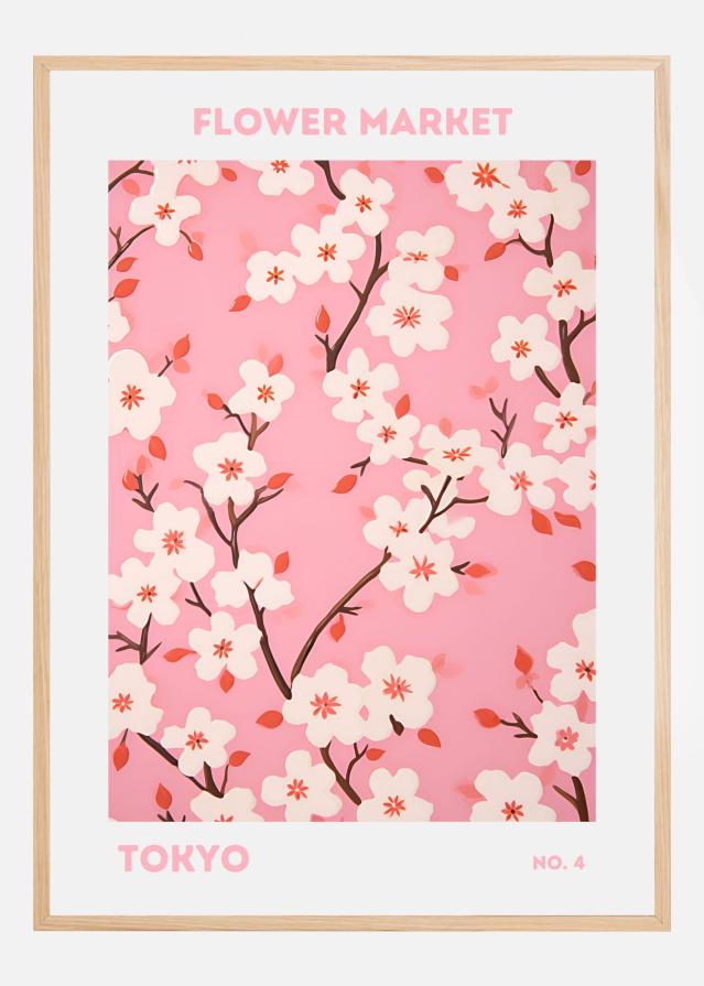 Flower Market Tokyo Plakat