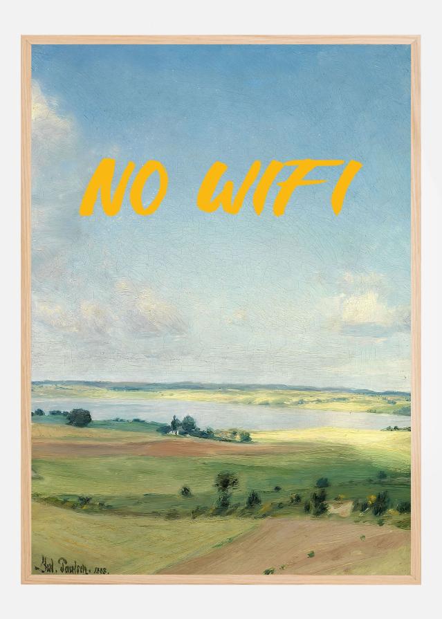 No Wifi Plakat