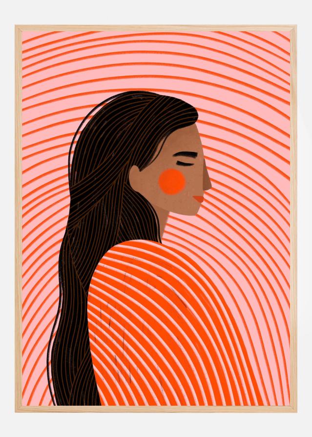 The Woman With the Lines Plakat