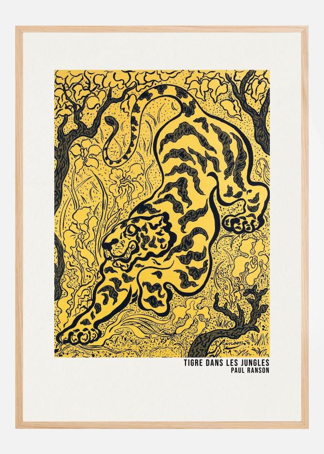 Tigre Dans Les Jungles Plakat