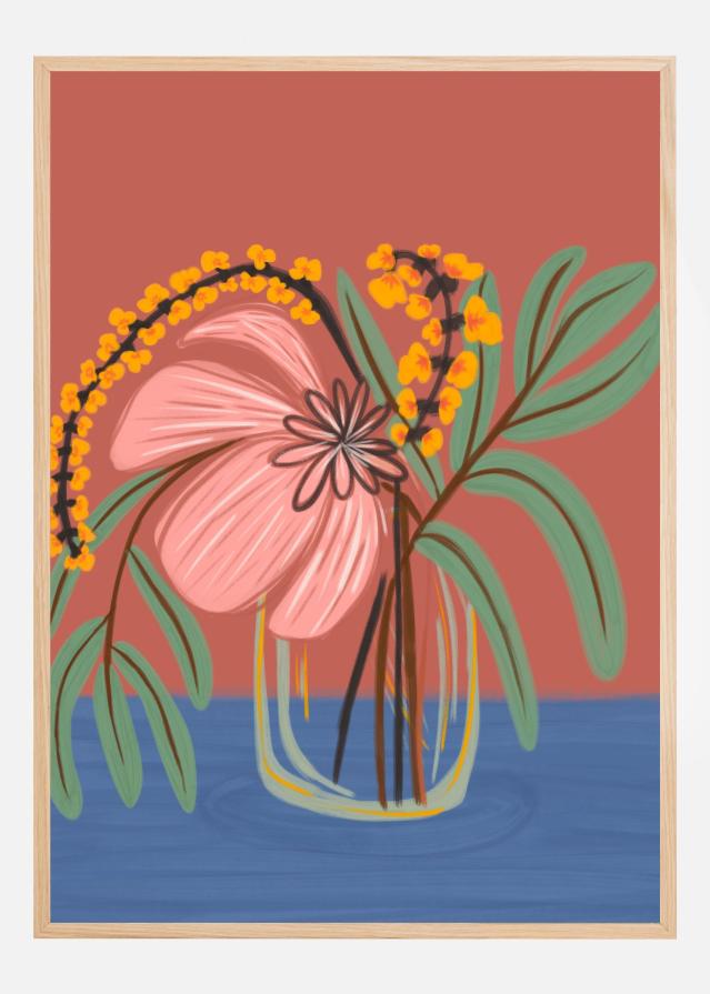 Earthen Blossom Plakat