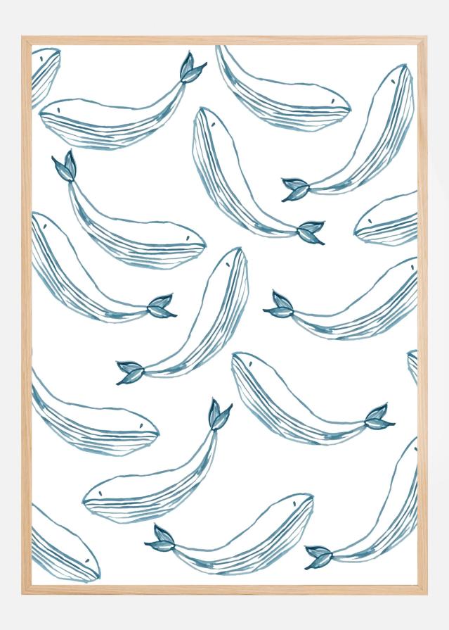 Ballenas Plakat