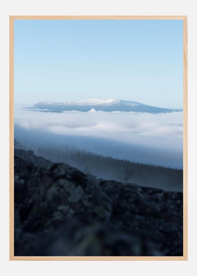 Above the silent clouds Plakat
