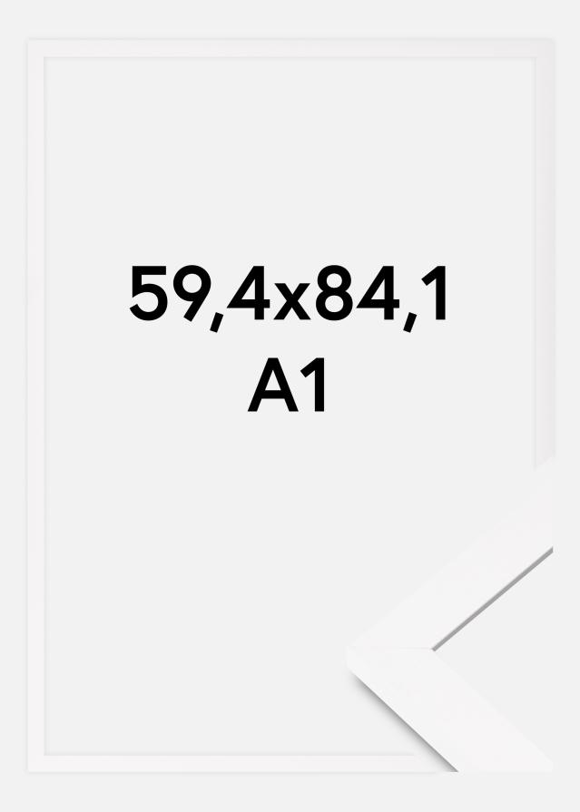 Ramme BGA Classic Akrylglass Hvit 59,4x84,1 cm (A1)