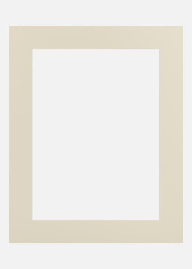 Passepartout Half & Half (Hvit kjerne) 50x50 cm (39x39)