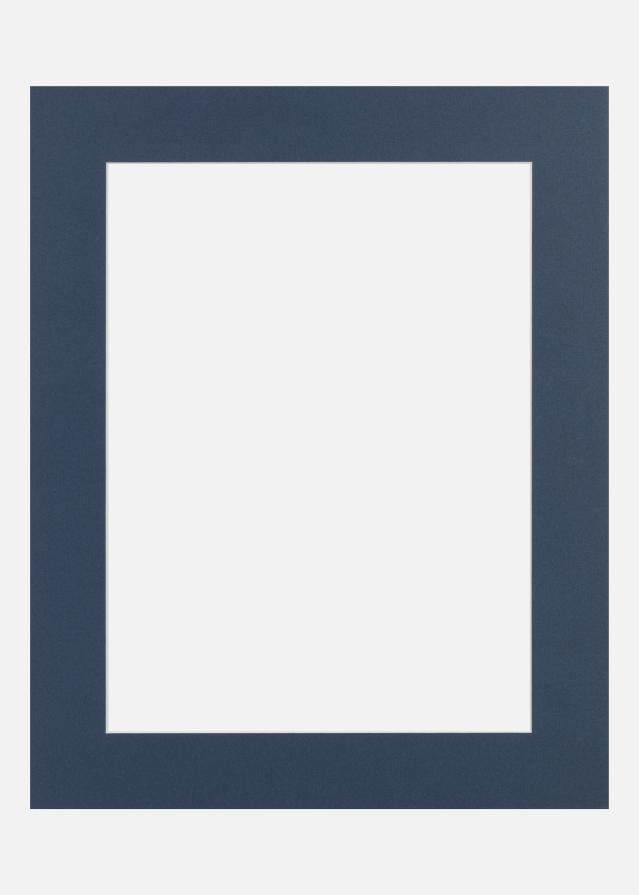 Passepartout Blue Moon (Hvit kjerne) 50x70 cm (41x58,4 - A2)