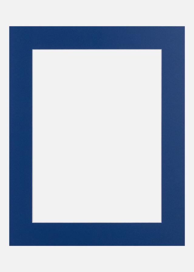 Passepartout Flag Blue (Hvit kjerne) A4 21x29,7 cm (14x19)