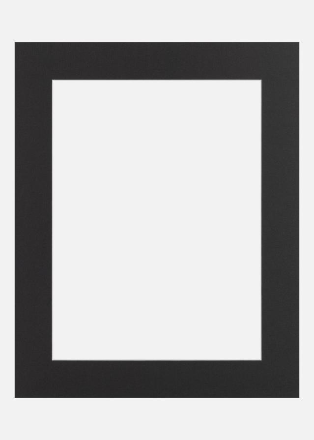 Passepartout Dark Shale (Hvit kjerne) 18x24 cm (12x17)