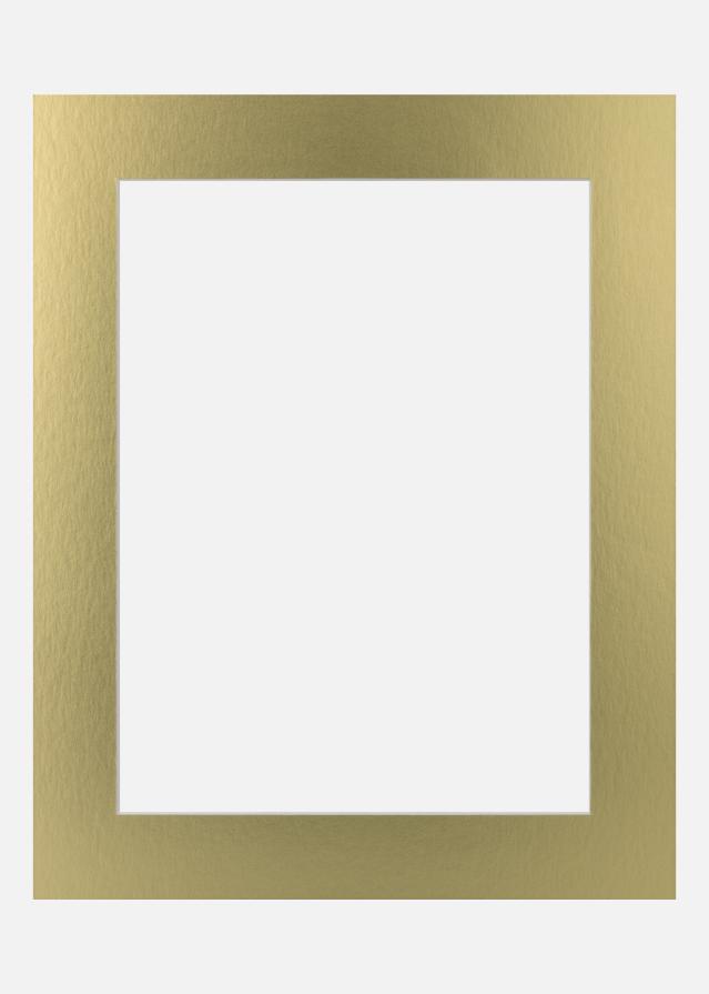 Passepartout Sun Metal (Hvit kjerne) 40x50 cm (28,7x41 - A3)