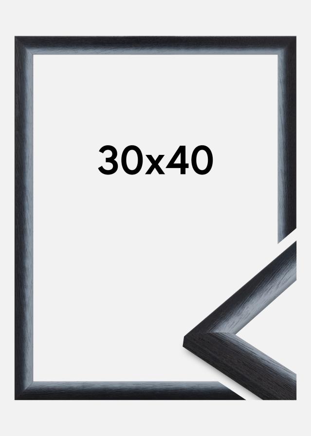 Ramme Cornwall Akrylglass Svart 30x40 cm