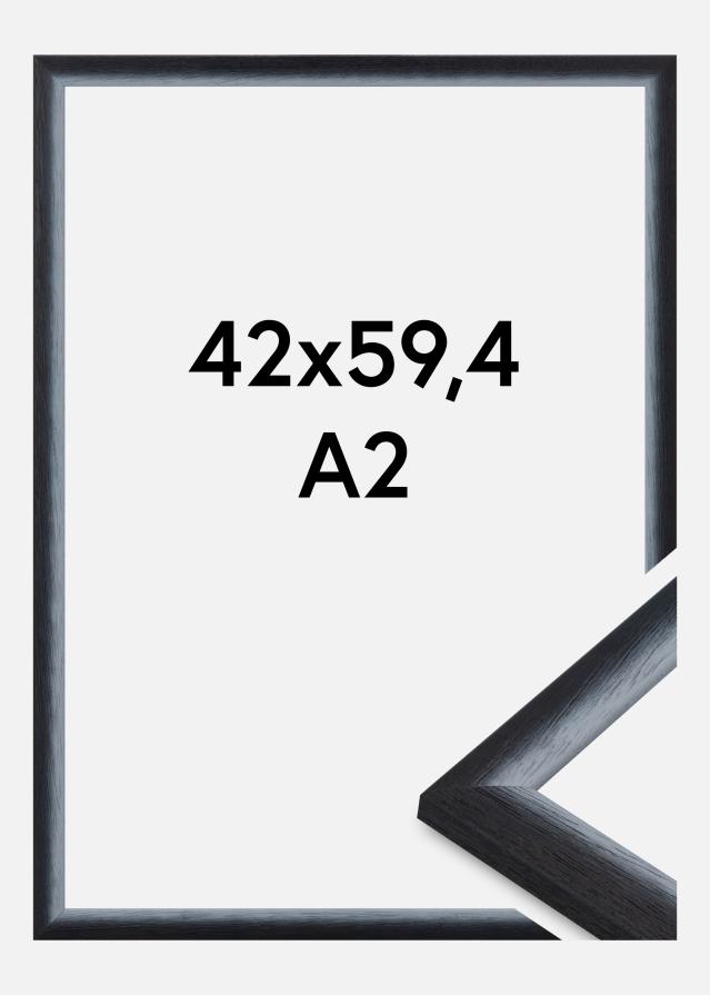 Ramme Cornwall Akrylglass Svart 42x59,4 cm (A2)