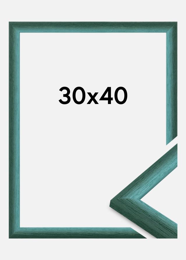 Ramme Cornwall Akrylglass Mørkegrønn 30x40 cm