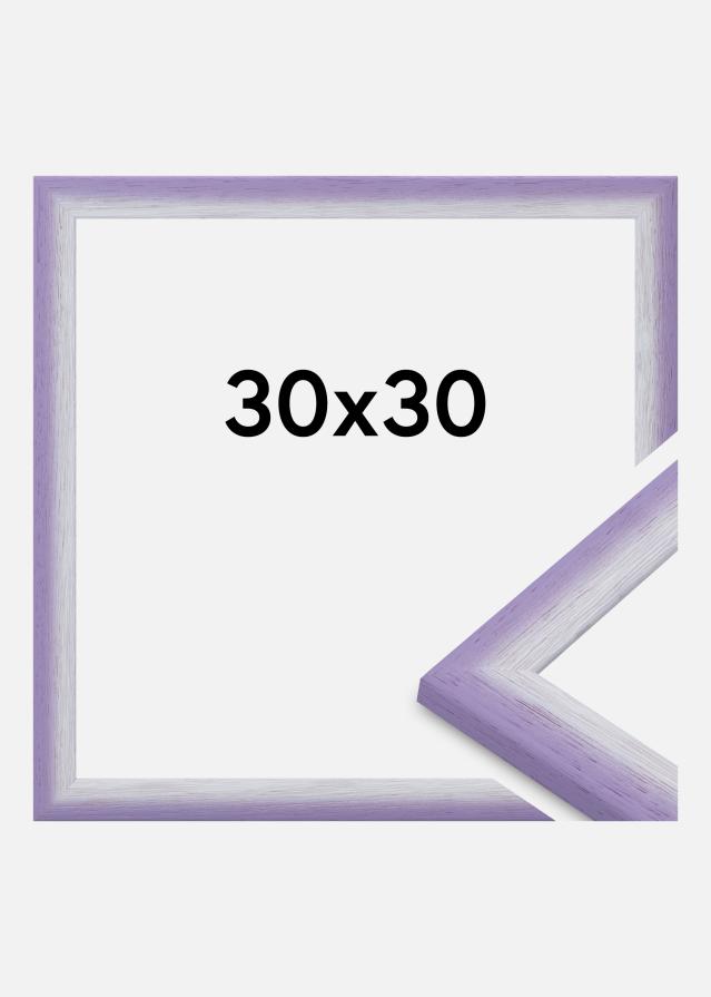 Ramme Cornwall Akrylglass Lyselilla 30x30 cm