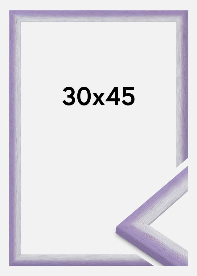 Ramme Cornwall Akrylglass Lyselilla 30x45 cm