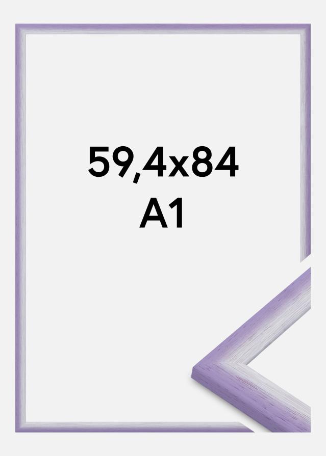 Ramme Cornwall Akrylglass Lyselilla 59,4x84,1 cm (A1)