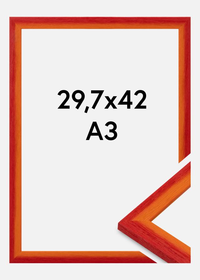 Ramme Cornwall Akrylglass Rød 29,7x42 cm (A3)