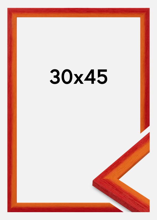 Ramme Cornwall Akrylglass Rød 30x45 cm