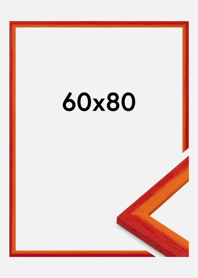 Ramme Cornwall Akrylglass Rød 60x80 cm