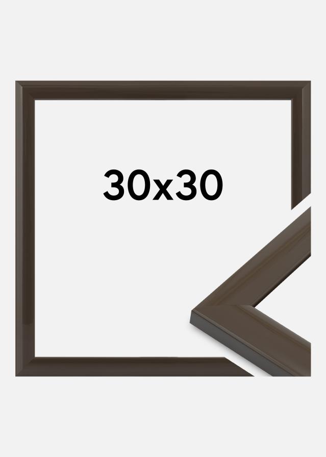 Ramme Dorset Akrylglass Mørkgrå 30x30 cm