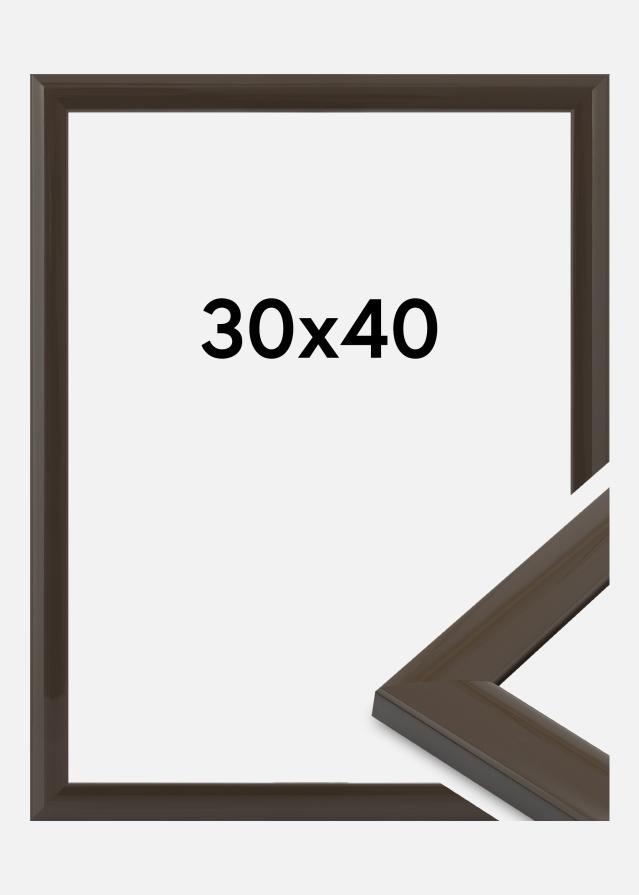 Ramme Dorset Akrylglass Mørkgrå 30x40 cm