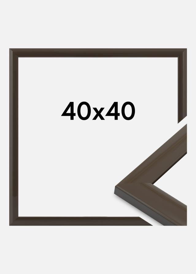 Ramme Dorset Akrylglass Mørk grå 40x40 cm