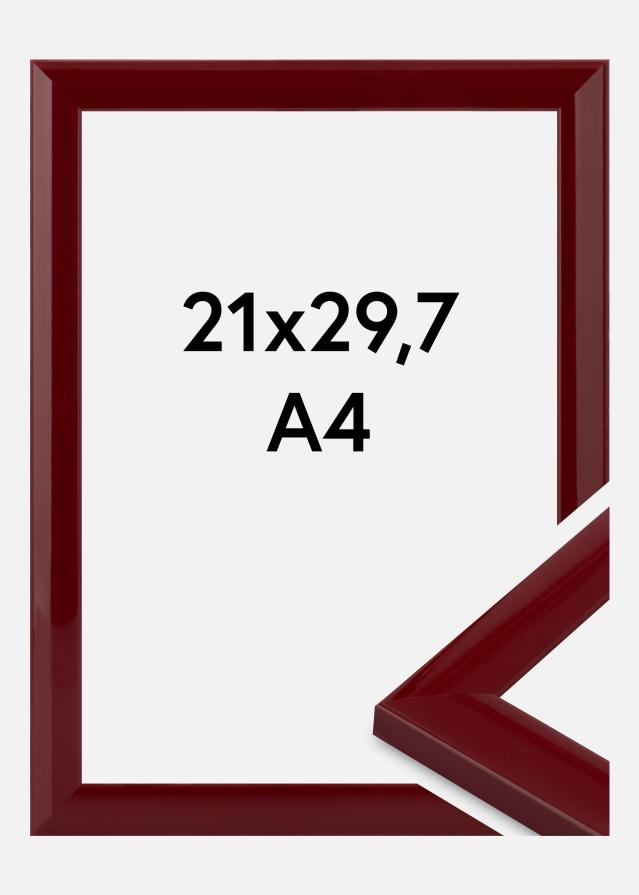 Ramme Dorset Akrylglass Mørkerød 21x29,7 cm (A4)