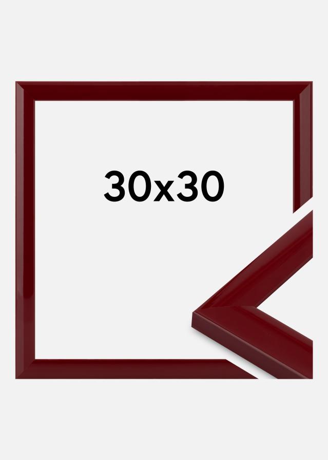 Ramme Dorset Akrylglass Mørkerød 30x30 cm
