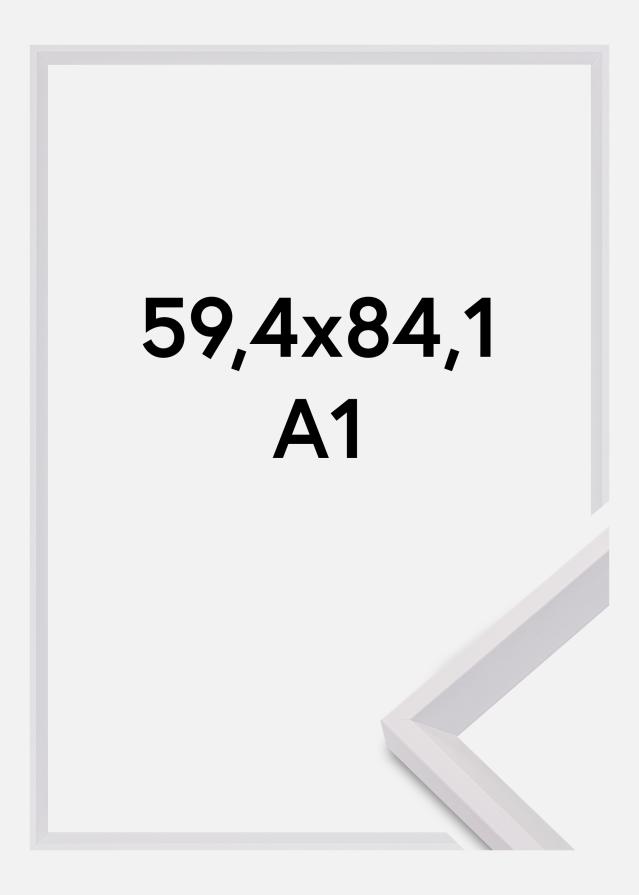 Ramme Globe Akrylglass Hvit 59,4x84,1 cm (A1)