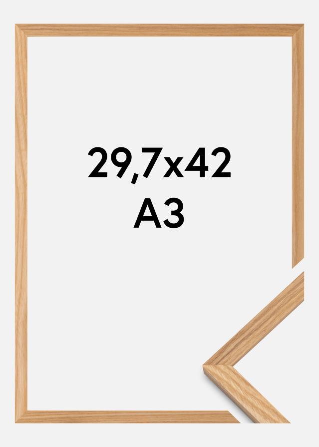 Ramme Massiv eik Akrylglass 29,7x42 cm (A3)