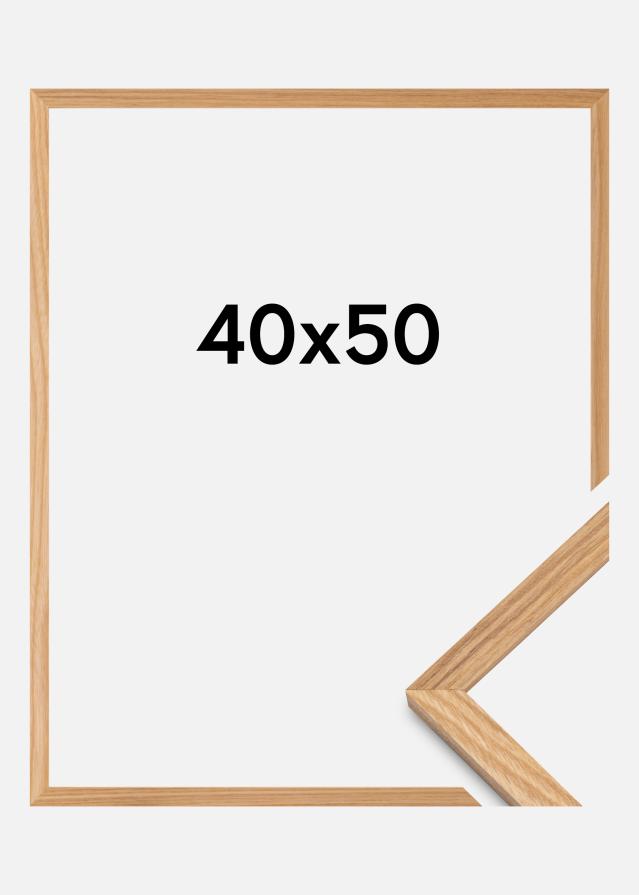 Ramme Massiv Eik Akrylglass 40x50 cm