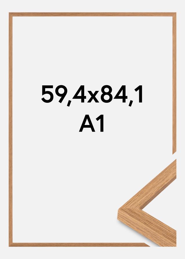 Ramme Modern Akrylglass Teak 59,4x84cm (A1)