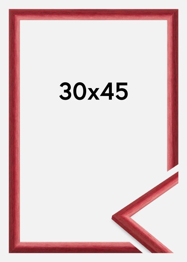 Ramme Cornwall Akrylglass Mørkerød 30x45 cm
