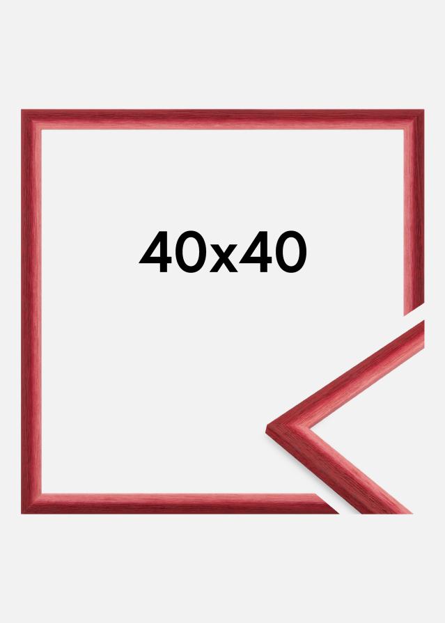 Ramme Cornwall Akrylglass Mørkerød 40x40 cm