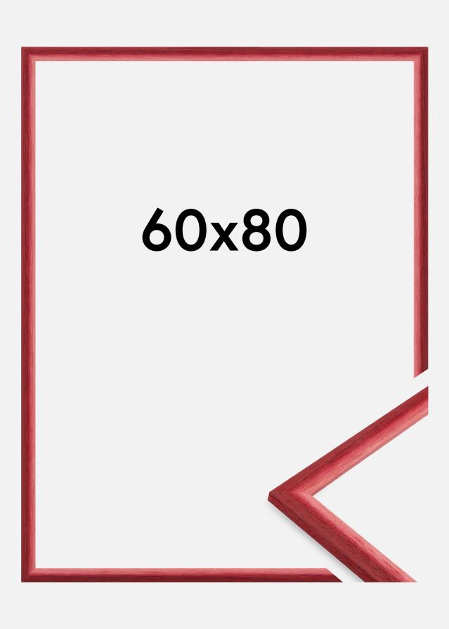 Ramme Cornwall Akrylglass Mørkerød 60x80 cm