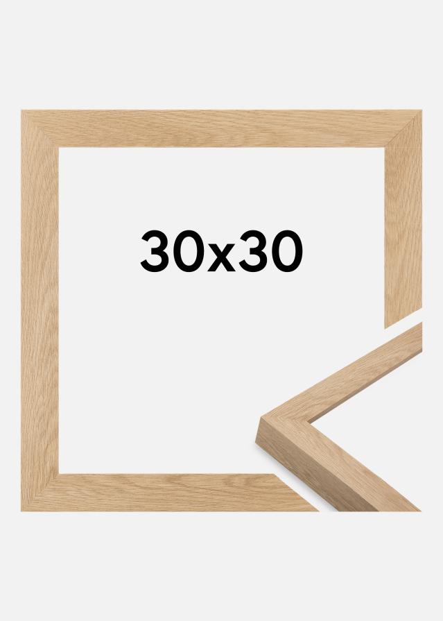 Ramme Wells Akrylglass Eik 30x30 cm