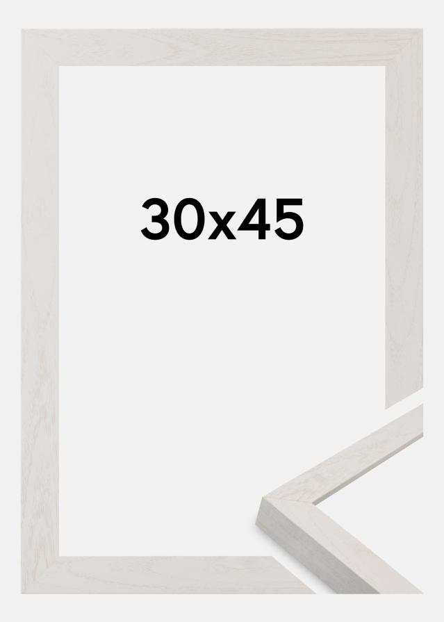 Ramme Wells Akrylglass Hvit 30x45 cm