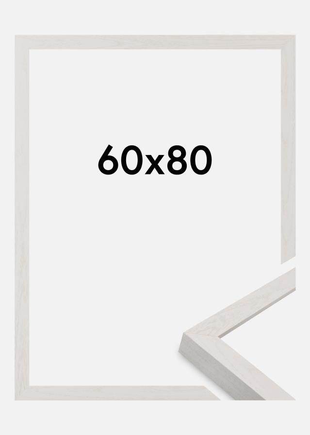 Ramme Wells Akrylglass Hvit 60x80 cm