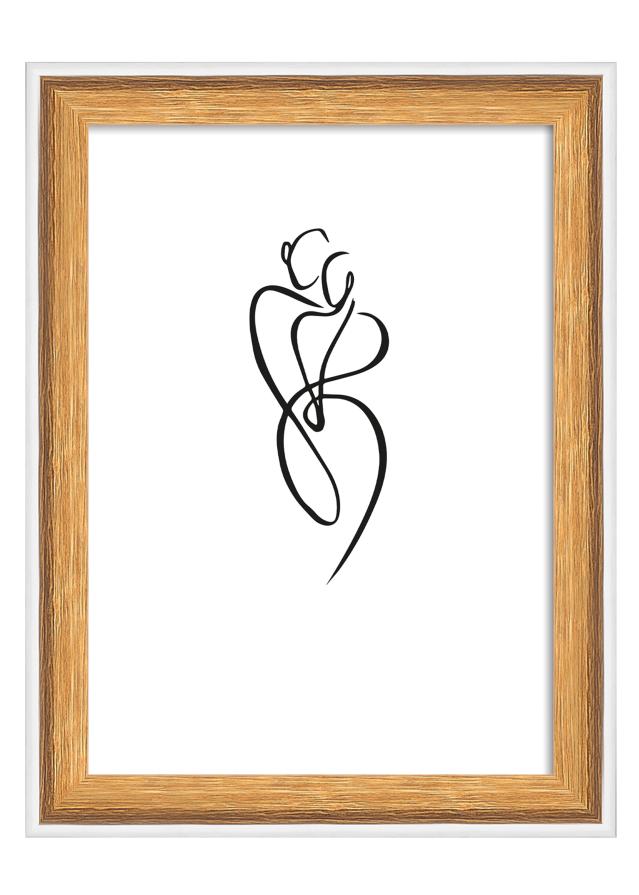 Ramme Silhouette Valnøtt 10x15 cm