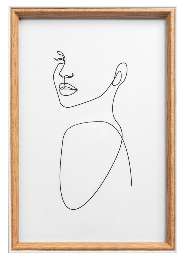 Ramme Silhouette Eik 20x30 cm