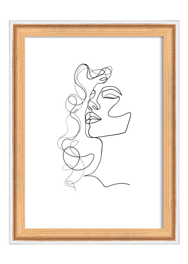 Ramme Silhouette Eik 13x18 cm