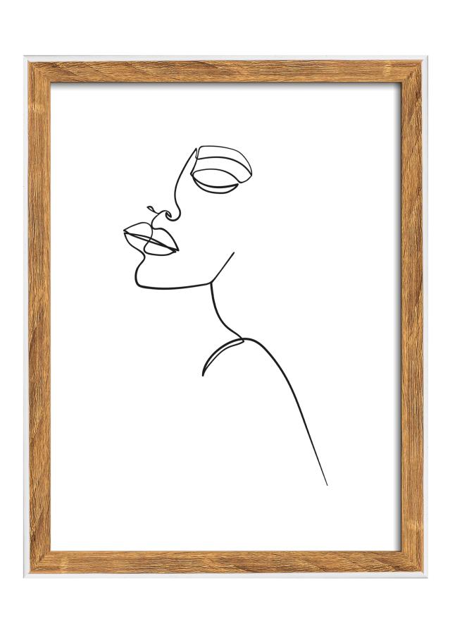 Ramme Silhouette Valnøtt 15x20 cm