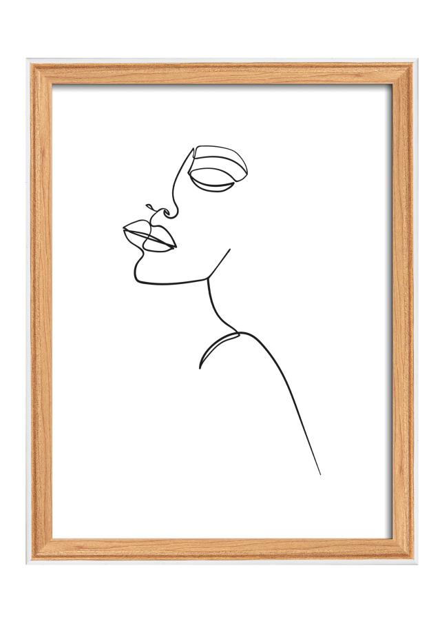 Ramme Silhouette Eik 15x20 cm