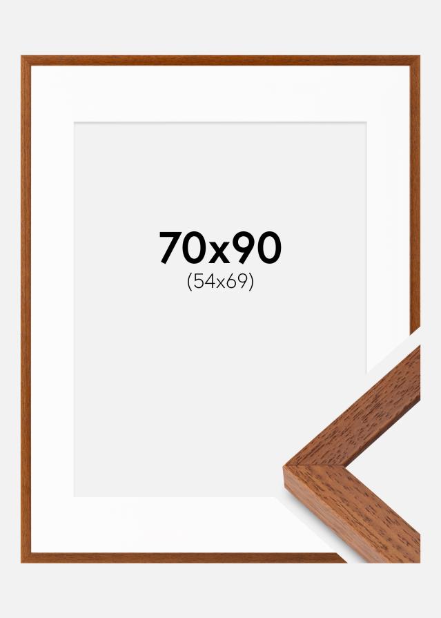 Ramme Hermes Bok 70x90 cm - Passepartout Hvit 55x70 cm